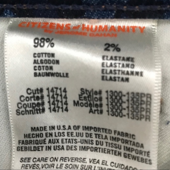 Women’s Citizens of Humanity Avedon Low Rise Jeans - Picture 11 of 13